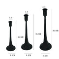 Classic Cast Iron Candlestick Set Home Decor